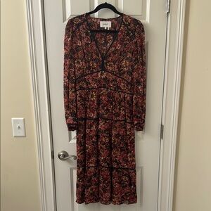Ba&sh Size M / Size 2 Gorgeous Floral Long Sleeve Gigi Dress NWT